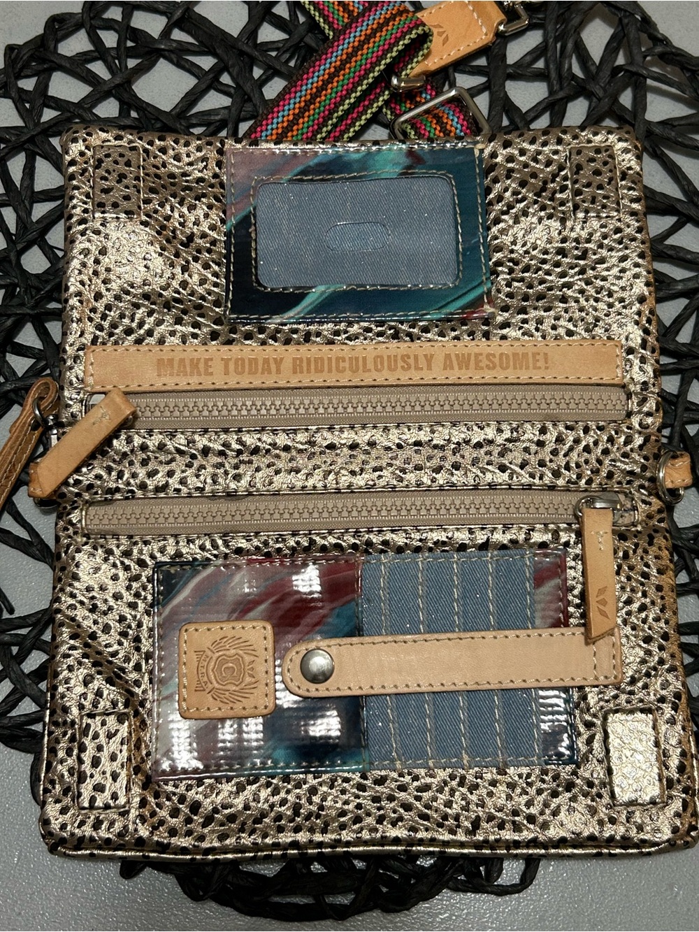 Consuela Wesley Uptown Metallic Crossbody Bag - Picture 8 of 10
